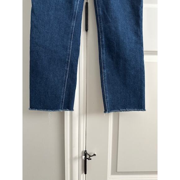 Paige Cindy Jeans With Raw Hem Size: 28 Straight Leg - Picture 5 of 9